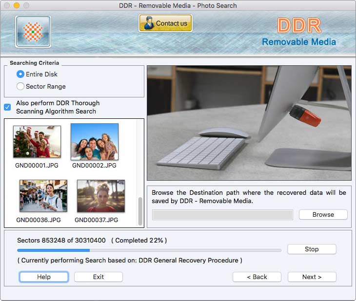 Screenshot of Mac Restoration