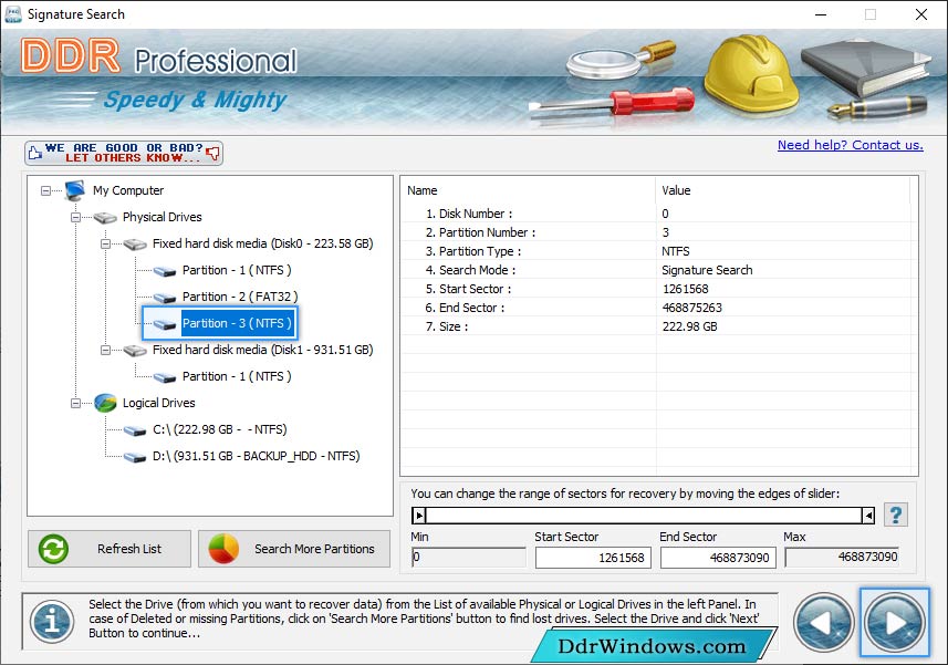 Select Drive Select Drive